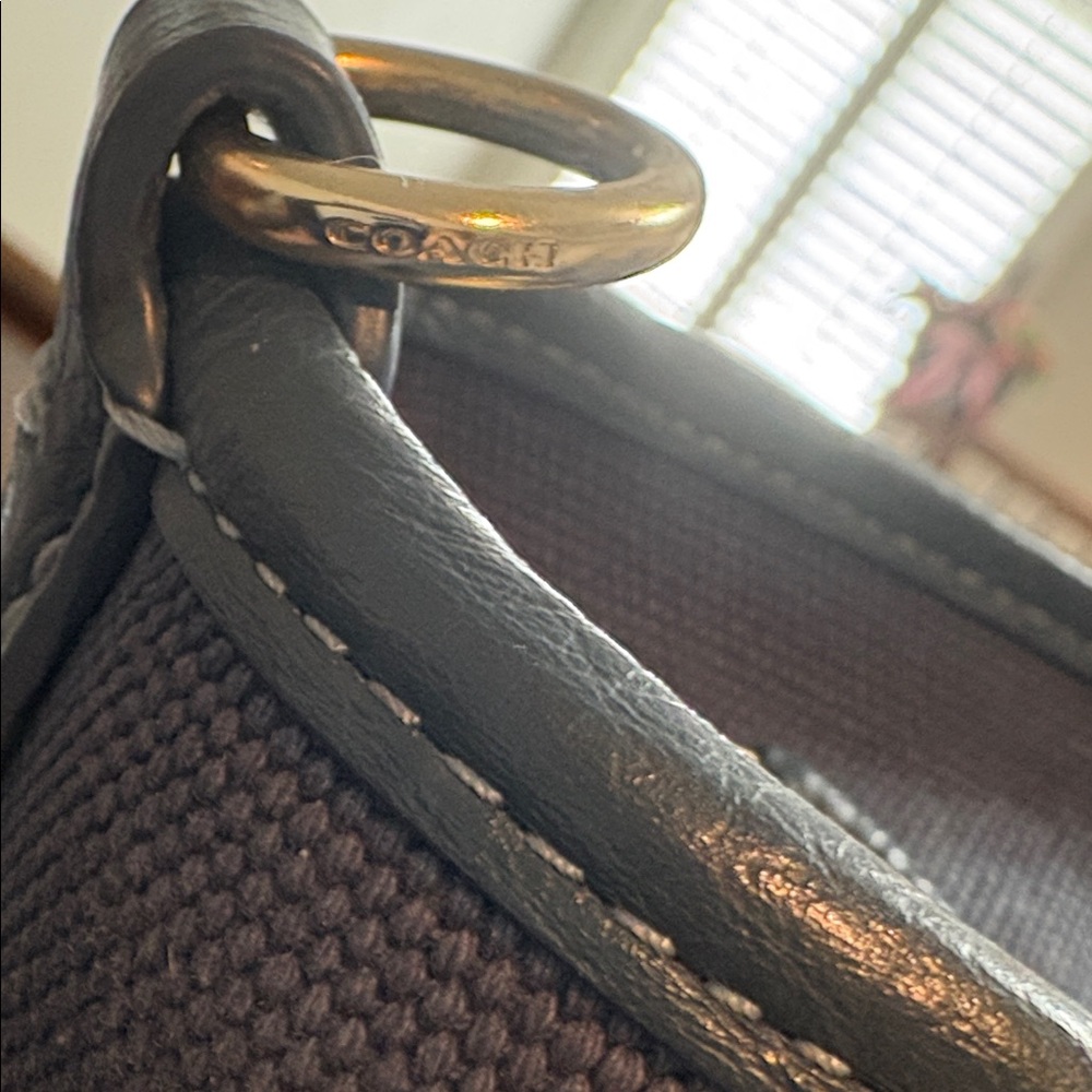 COACH Ellis Weekender Tote in Colonial Blue - Picture 14 of 17